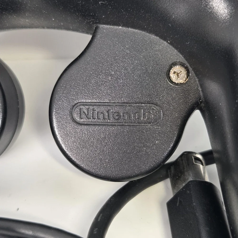 Nintendo GameCube Controller Black Wired DOL-003 OEM Ergonomic 8ft Cable